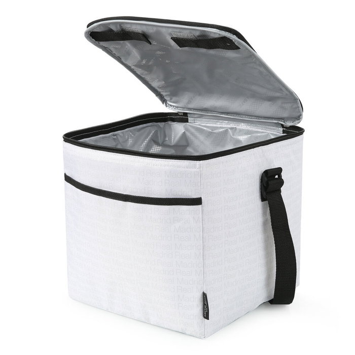 REAL MADRID Bolsa porta alimentos plegable 20000ml, 30x27.9x27.9cm, Poliéster 600D
