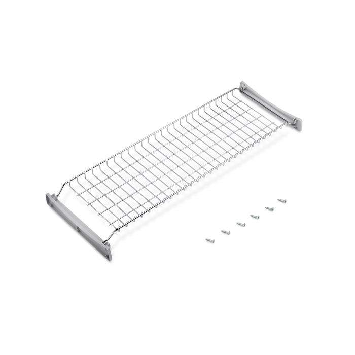 Emuca Escurreplatos para módulos altos Suprastar, módulo 800mm, Acero, Cromado