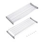 Emuca Escurreplatos para módulos altos Suprastar, módulo 800mm, Acero, Cromado