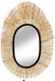 DKD Home Decor Espejo de Ratán Natural 63x92 cm