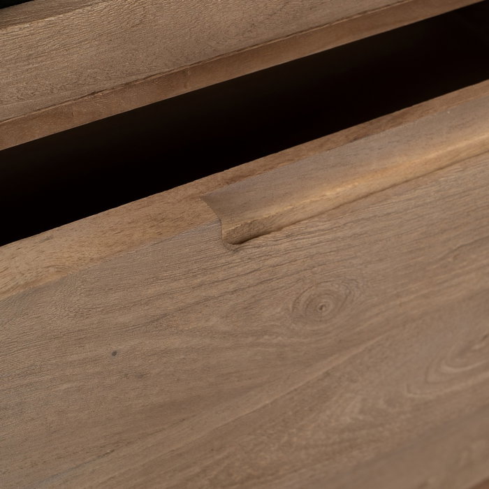 Armario Natural Madera de Mango Salón 107 X 40,50 X 142 cm