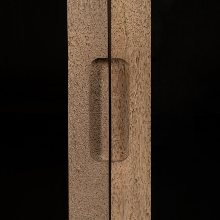 Armario Natural Madera de Mango Salón 107 X 40,50 X 142 cm