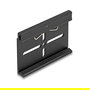 DeLOCK Clip de Montaje de Aluminio para Riel DIN 70 x 47.8 mm, Negro, Referencia 67145