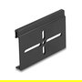 DeLOCK Clip de Montaje de Aluminio para Riel DIN 70 x 47.8 mm, Negro, Referencia 67145