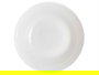 Vivalto Plato Hondo Liso Opal Blanco 20 cm Apto Lavavajillas Microondas (Set de 24)