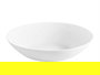 Vivalto Plato Hondo Liso Opal Blanco 20 cm Apto Lavavajillas Microondas (Set de 24)