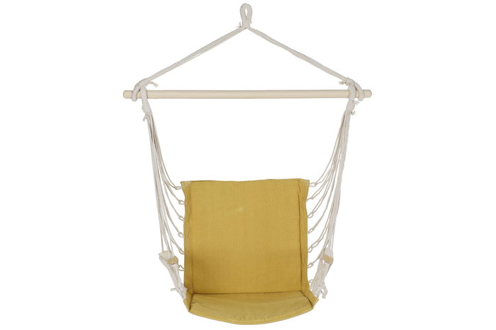 Silla Colgante Terraza Y Jardin DKD Home Decor Mostaza 50 x 120 x 97 cm
