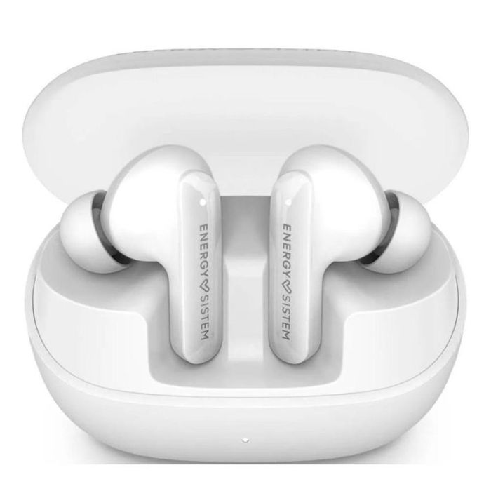Energy Sistem Serenity ANC Auriculares True Wireless Inalámbricos Bluetooth 5.4 con Cancelación Activa de Ruido -30dB, 25h Autonomía, IPX4, Blanco
