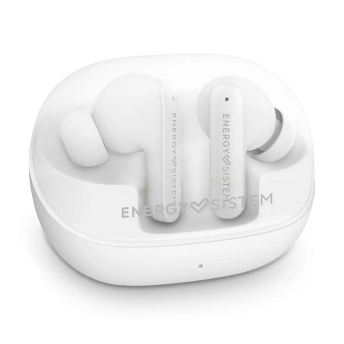 Energy Sistem Serenity ANC Auriculares True Wireless Inalámbricos Bluetooth 5.4 con Cancelación Activa de Ruido -30dB, 25h Autonomía, IPX4, Blanco