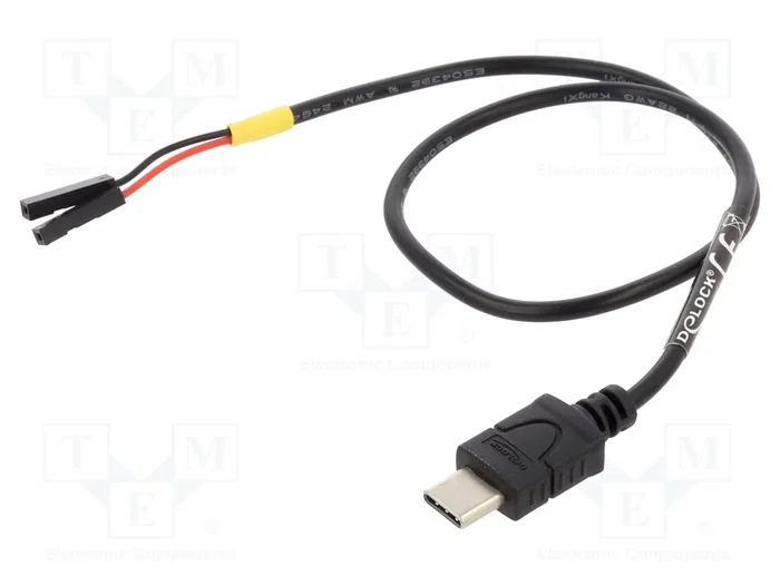 DeLOCK 85396 Cable USB con conector Type-C y 2 x terminales de pines hembra (0,3 m) DeLOCK 85396 Cable USB con conector Type-C y 2 x terminales de pines hembra (0,3 m)