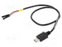 DeLOCK 85396 Cable USB con conector Type-C y 2 x terminales de pines hembra (0,3 m)