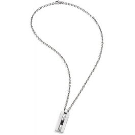 Morellato SABH02 Collar de Acero con Placa Grabada