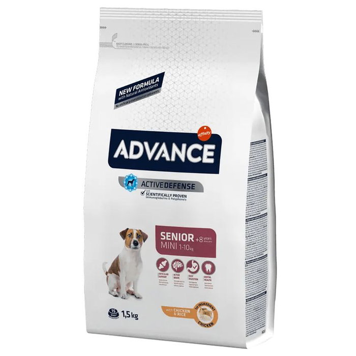 Affinity Advance Dog Mini Senior Pollo y Arroz 1,5kg