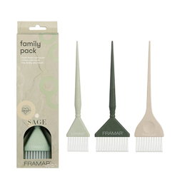 Framar Family Pack Brush Set Neutrals Sage
