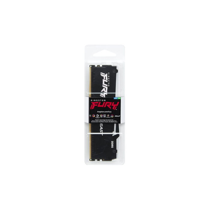 Kingston FURY Beast RGB 16GB DDR5 6000MT/s CL30 DIMM Negro Kingston FURY Beast RGB 16GB DDR5 6000MT/s CL30 DIMM Negro