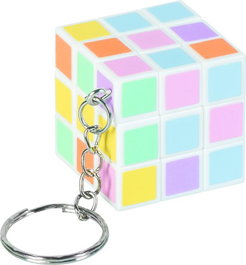 BRUNNEN Llavero Cubo de Colores Pastel (Set de 24)