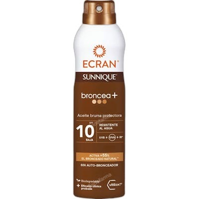 Ecran Sunnique Broncea+ Aceite Bruma SPF10 250 ml Ecran Sunnique Broncea+ Aceite Bruma SPF10 250 ml