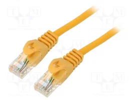LANBERG Patch Cord Cat 5e U/UTP RJ45 0,5m Naranja