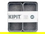 Kipit Set 5 Organizadores Surtidos Gris Fieltro 24x24x10 cm (Set de 8)