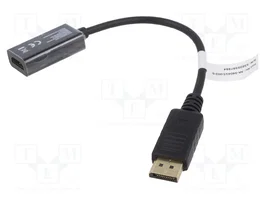 Digitus Adaptador DisplayPort a HDMI Activo 4K 0,2 m AK-340415-002-S