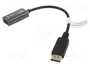 Digitus Adaptador DisplayPort a HDMI Activo 4K 0,2 m AK-340415-002-S