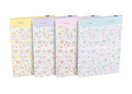 OXFORD Bloc de notas GO Floral A6 liniert 7 mm Softcover 10Stk