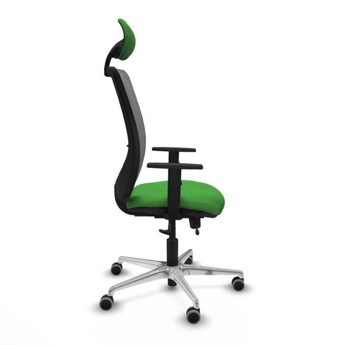 PIQUERAS Y CRESPO Silla de oficina Zulema Verde y Gris