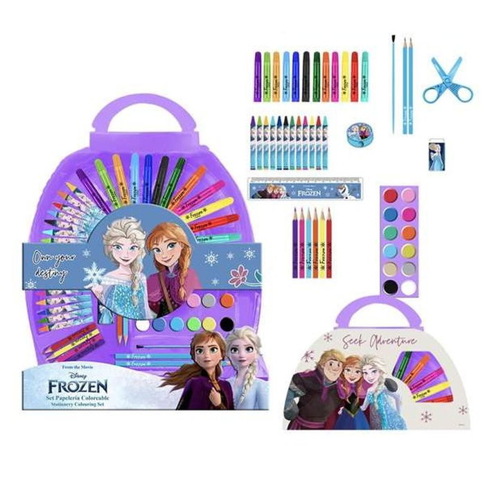 Cerdá Set Papelería Coloreable Frozen 50 Piezas Lilac
