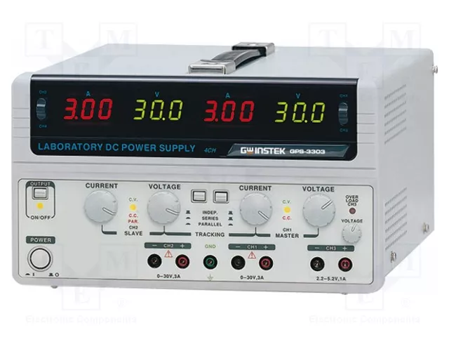 GW INSTEK Fuente de alimentación de laboratorio GPS-X303 0÷30VDC 0÷3A GW INSTEK Fuente de alimentación de laboratorio GPS-X303 0÷30VDC 0÷3A