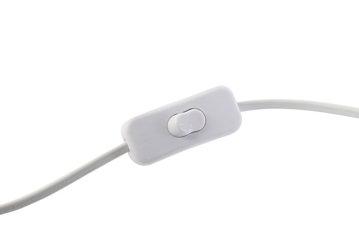 DKD Home Decor Lámpara de Sobremesa Bambú y Poliéster Natural/Blanco