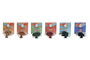 DKD Home Decor Incienso Cono Multicolor 8 x 8 x 12 cm Set de 60