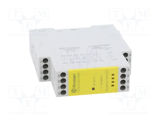 FINDER Relé de seguridad 7S 24VDC 6 salidas FINDER Relé de seguridad 7S 24VDC 6 salidas