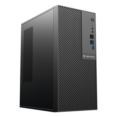 UNYKA NUMEN 500 PRO TYPE C Caja Micro ATX 17L USB3.0 TypeC Negro