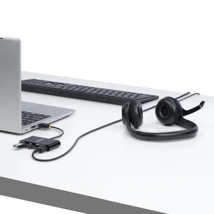 Startech ST4200MINI2-USB-HUB - Hub USB 2.0 de 4 Puertos Negro, 480 Mbps, Alimentación por Bus (Bus-Powered), Compacto y Portátil para Ordenador y Laptop Startech ST4200MINI2-USB-HUB - Hub USB 2.0 de 4 Puertos Negro, 480 Mbps, Alimentación por Bus (Bus-Powered), Compacto y Portátil para Ordenador y Laptop