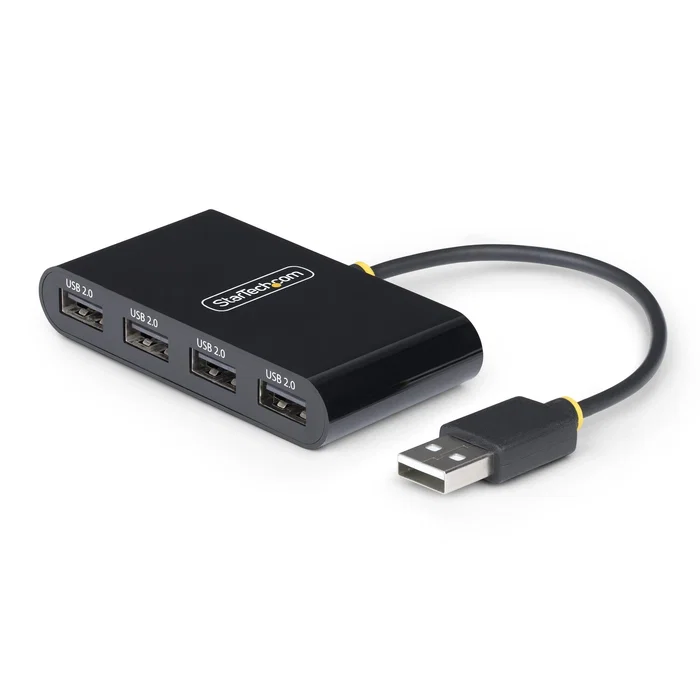 StarTech.com Hub USB 2.0 de 4 Puertos, Alimentado por Bus, Mini Hub Portátil, Divisor USB Multipuerto StarTech.com Hub USB 2.0 de 4 Puertos, Alimentado por Bus, Mini Hub Portátil, Divisor USB Multipuerto