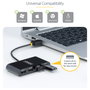 StarTech.com Hub USB 2.0 de 4 Puertos ST4200MINI2-USB-HUB Negro