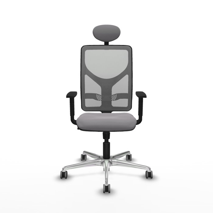 PIQUERAS Y CRESPO Silla de oficina Motilla Gris con mecanismo Sincro PIQUERAS Y CRESPO Silla de oficina Motilla Gris con mecanismo Sincro