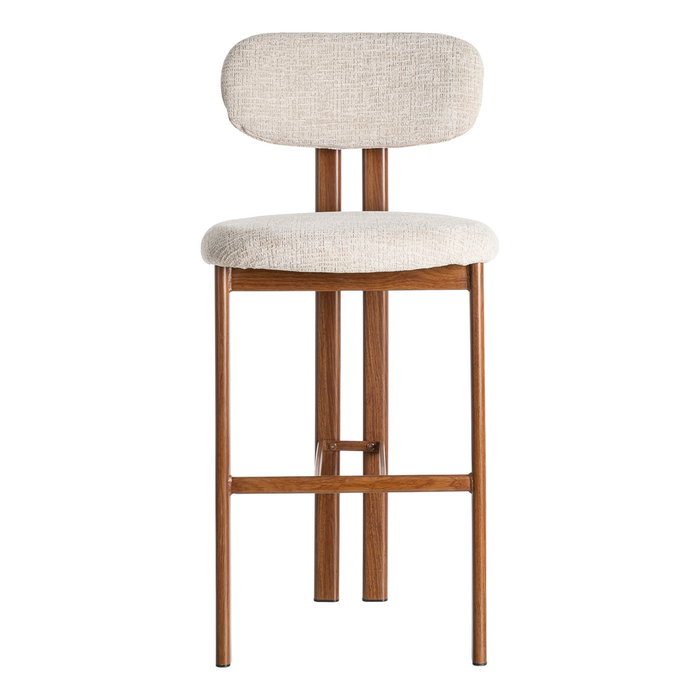 Ixia Taburete 75cm Beige Tejido-Metal Ixia Taburete 75cm Beige Tejido-Metal