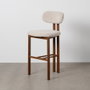 Ixia Taburete 75cm Beige Tejido-Metal
