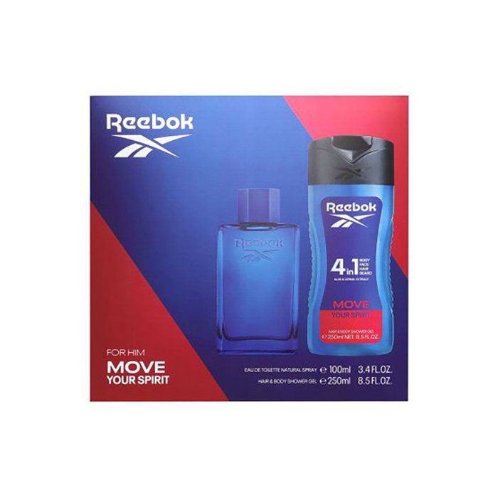 Reebok Estuche Men Move Colonia 100 ml + Gel Ducha 250 ml Reebok Estuche Men Move Colonia 100 ml + Gel Ducha 250 ml