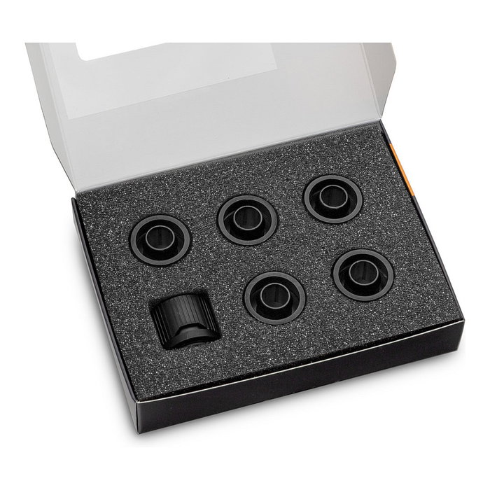 EK Water Blocks EK-Quantum Torque STC 10/13 - Pack de 6, negro