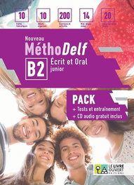 Nouveau MethodELF B2.Ecrit Et Oral Junior, AA.VV. - LE LIVRE OUVERT
