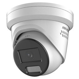 Hikvision Cámara IP Turret DS-2CD2347G2-LU 4MP ColorVu Smart Hybrid Light 4mm WDR IP67 Audio Alarma 12V/PoE