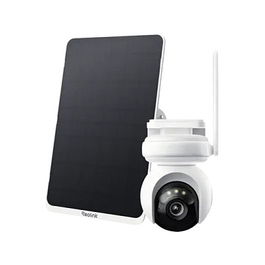Reolink Altas B660 - Cámara de Seguridad IP Inalámbrica para Interior/Exterior, 8MP 4K, Auto-Seguimiento, Visión Nocturna, Batería 20000 mAh Incluye Panel Solar 3, Blanco
