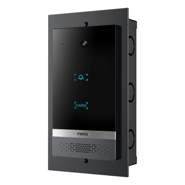 Fanvil i61 Videoportero SIP Cámara 2MP Visión Nocturna IP66 Color Negro