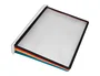 Liderpapel Portacatalogo de Pared con 10 Fundas DIN A4, Plástico PVC Colores Surtidos