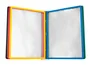 Liderpapel Portacatalogo de Pared con 10 Fundas DIN A4, Plástico PVC Colores Surtidos
