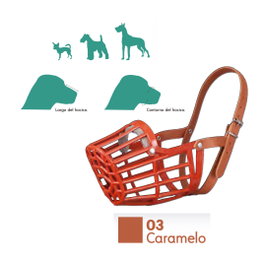 ARPPE Bozal Cesta Plástico Caramelo Talla 8
