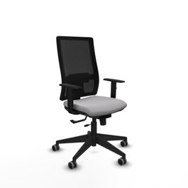PIQUERAS Y CRESPO Silla de oficina Horna Sincro/Traslack Gris claro/Negro