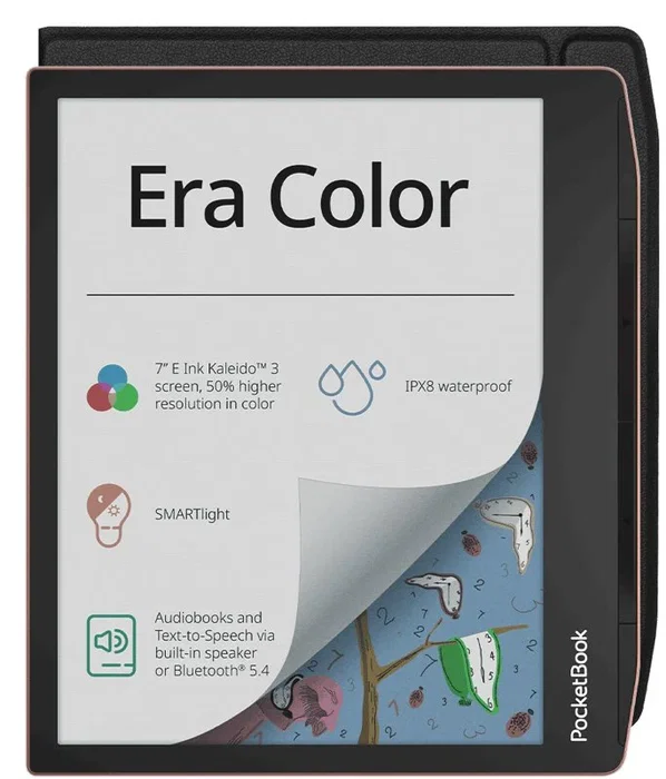 Pocketbook Era Color Fashion Edition Karl Lagerfeld - Tablet 7", 32 GB, 2500 mAh, RAM 1 GB, Pantalla Táctil, WiFi, Negro (Con estuche)